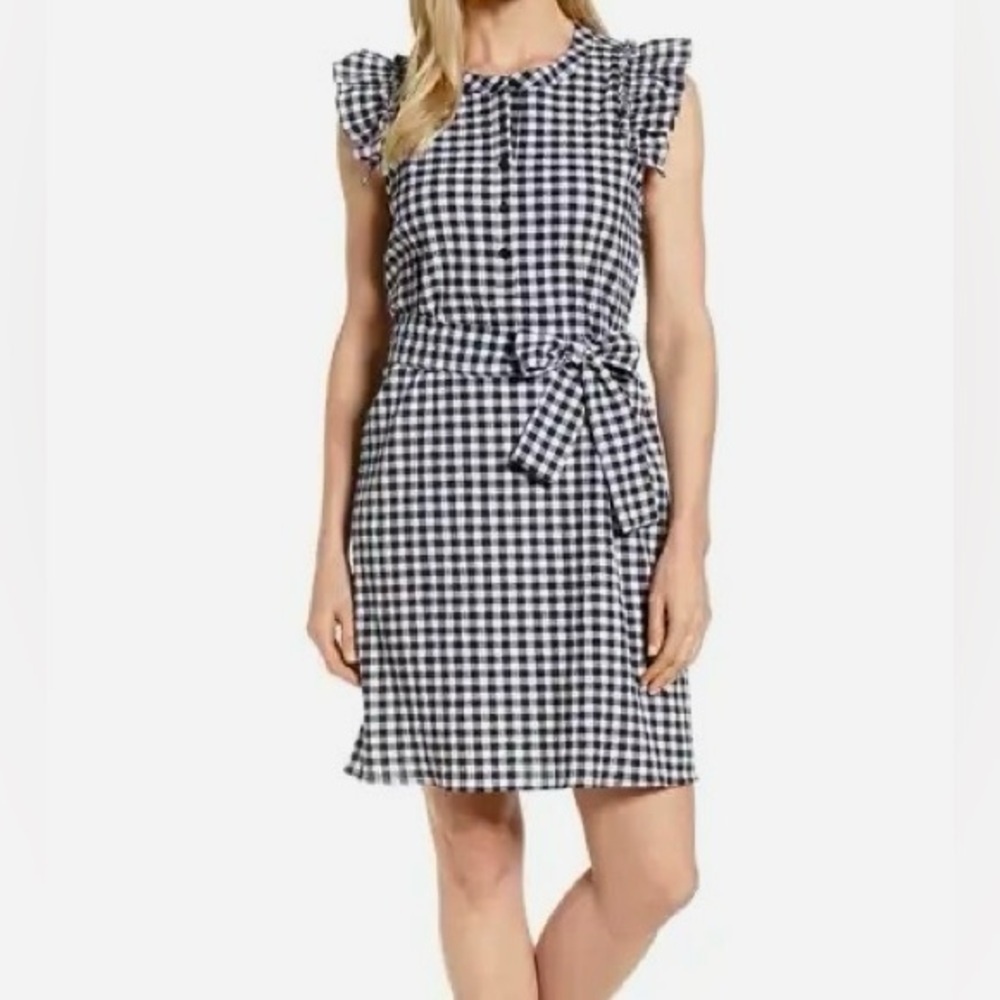 Gibson Black and White Checkered dress